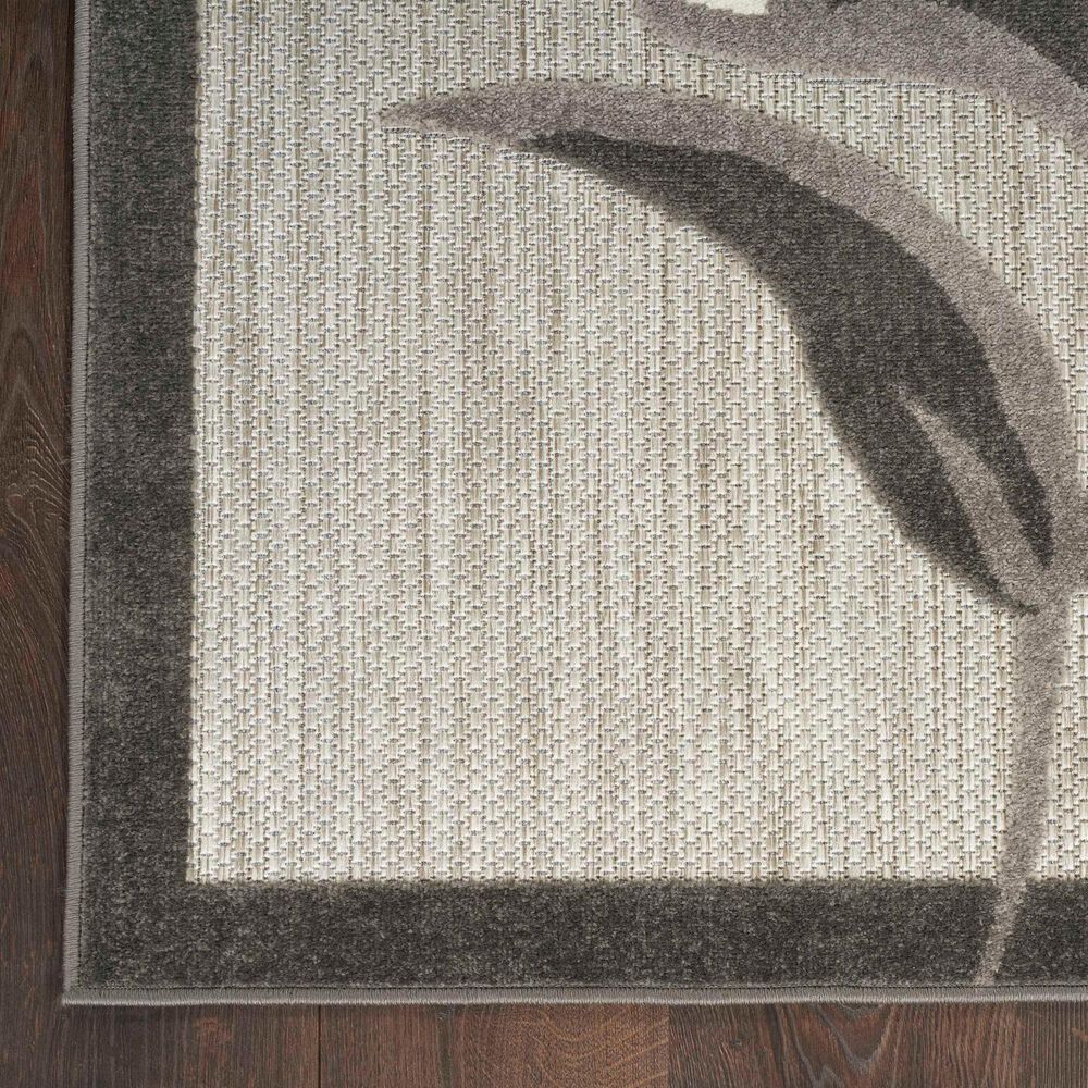Nourison Aloha ALH33 2&#39;3&quot; x 8&#39; Beige Indoor/Outdoor Runner, , large
