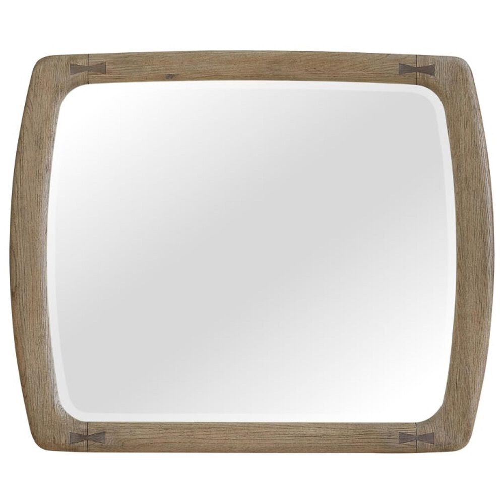 Sterling Timber Playa Mirror with Bowties in English Knotty Oak, , large