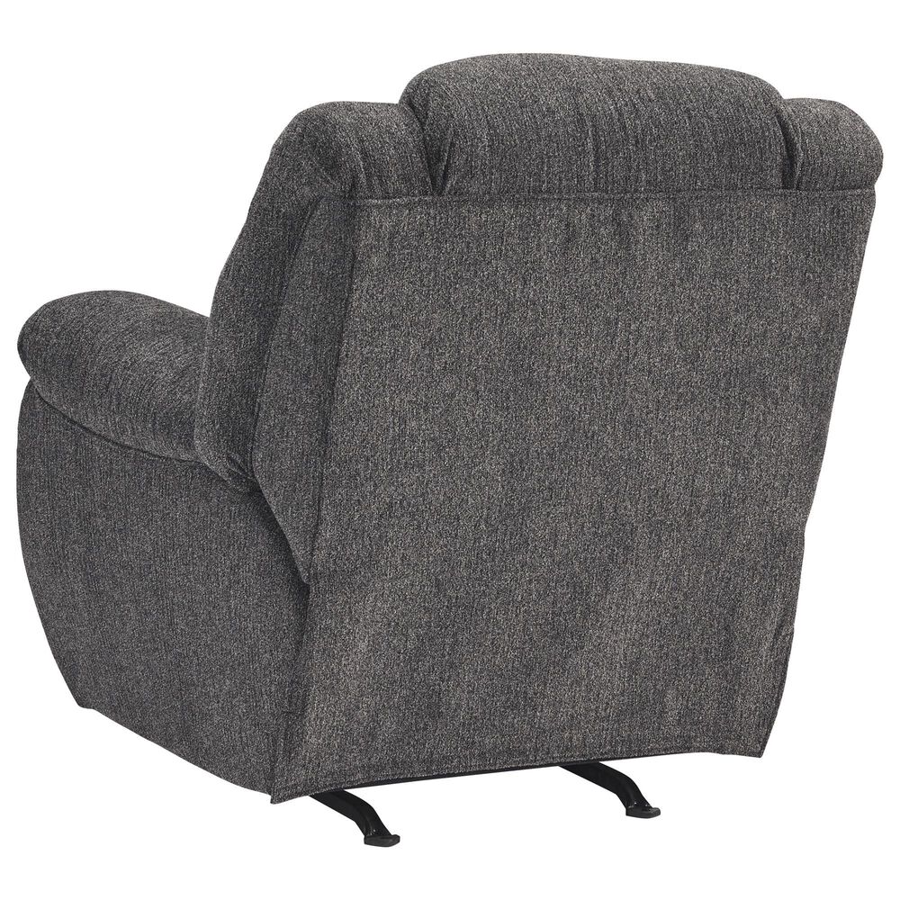 Ashley Foreside Manual Rocker Recliner in Charcoal, , large