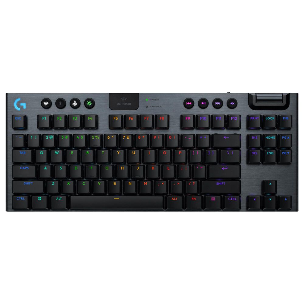 Logitech G915 X Lightspeed TKL Tactile Wireless Gaming Keyboard in Black, , large