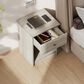 HOMLUX 1-Drawer Modern Nightstand with Knob Handle in French Oak Grey (Set of 2), , large