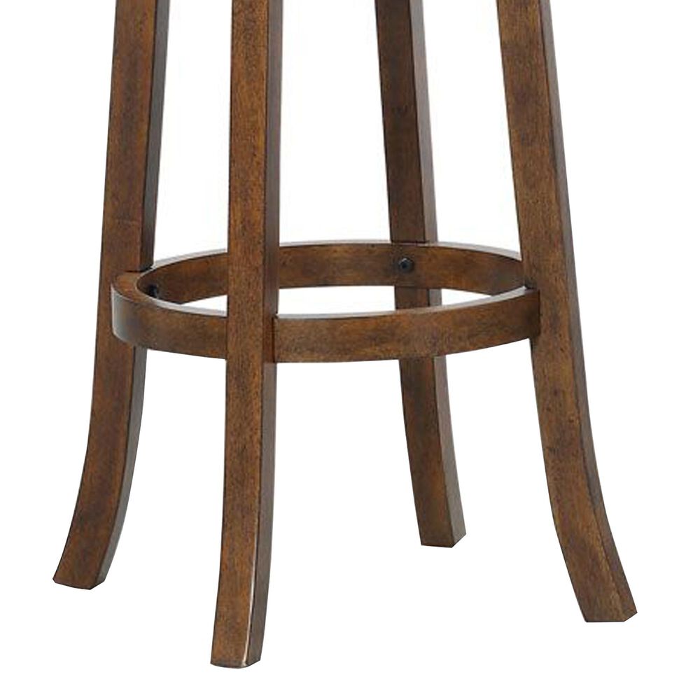 Sasha Lee 24&quot; Swivel Counter Stool in Burnt Brown, , large