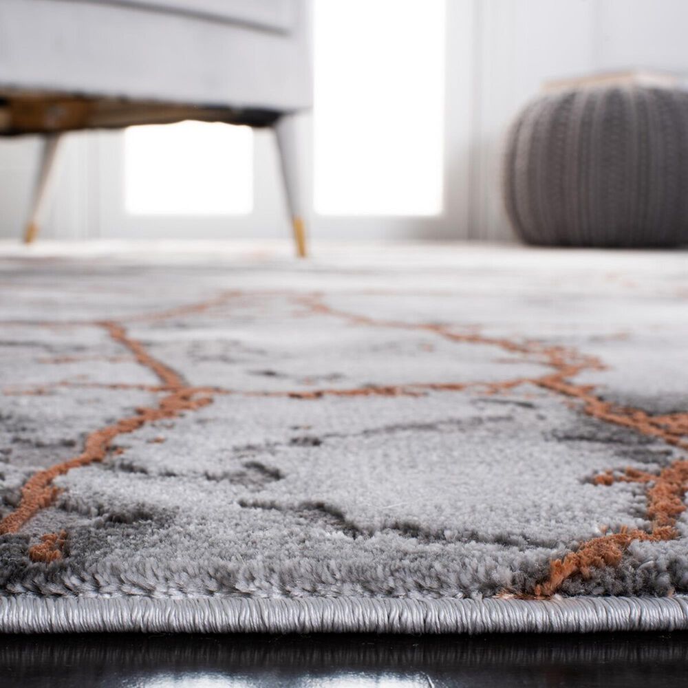 Safavieh Craft CFT877P 10&#39;6&quot; x 14&#39; Grey and Orange Area Rug, , large