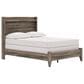 Ashley Elbrim 4-Piece Full Panel Bedroom Set in Weathered Brown, , large
