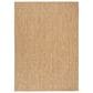 Nourison Horizon HOZ02 Natural 4" x 6" Indoor/Outdoor Area Rug, , large