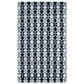Safavieh Montauk Southwestern 4" x 6" Ivory, Blue and Black Area Rug, , large