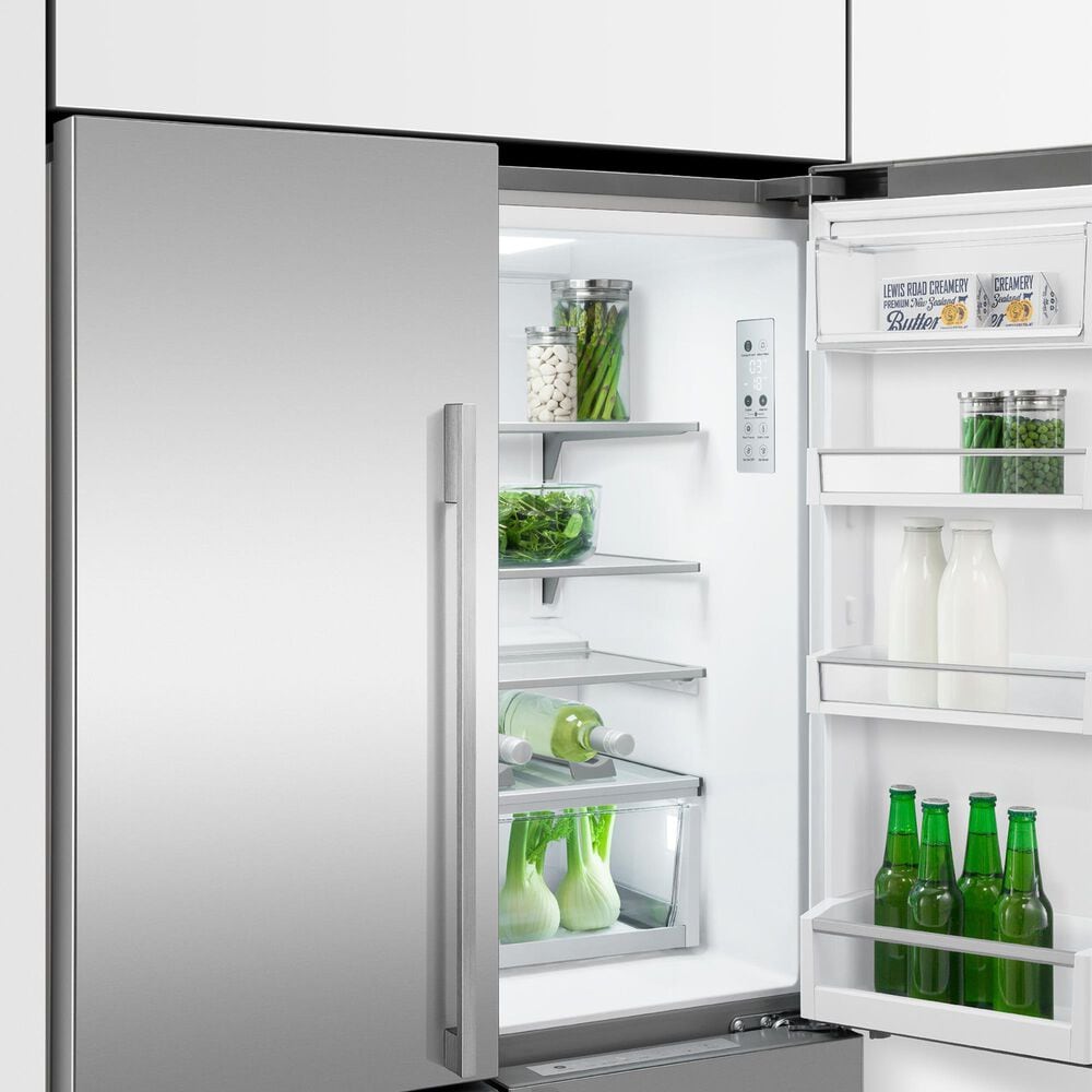 Fisher &amp; Paykel 18.9 Cu. Ft. 4-Door French Door Refrigerator in Stainless Steel, , large