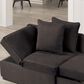 Furniture of America Woburn Convertible Chaise Lounger with Caster in Gray, , large