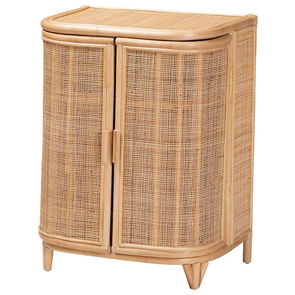 Baxton Studio Yanka Storage Cabinet in Natural, , large