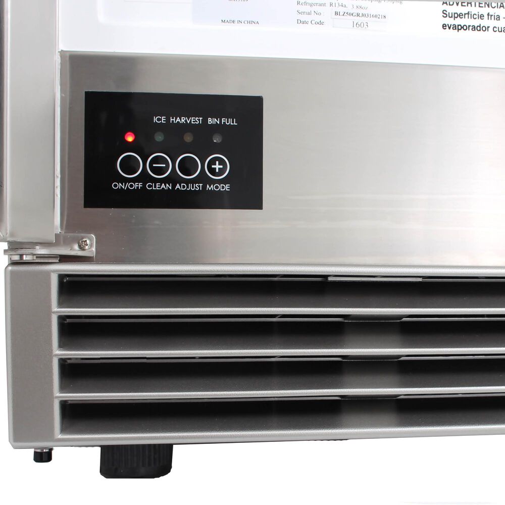 Blaze 15&quot; Outdoor Ice Maker with Gravity Drain in Stainless Steel, , large