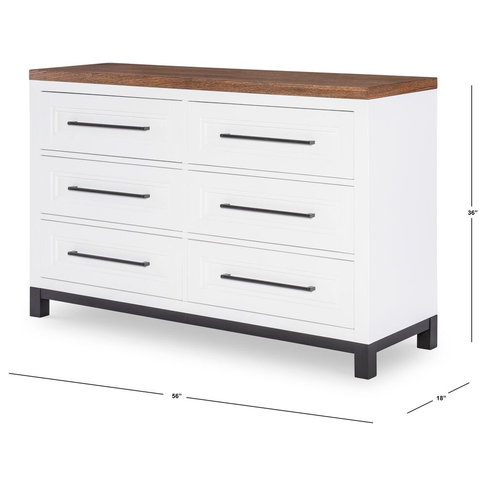 Legacy Classic Dutton 5-Piece Twin Storage Bedroom Set in Natural White, Toasted Coconut and Aged Black, , large