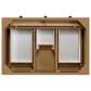 James Martin Malibu 36" Single Bathroom Vanity in Amber Birch with 3 cm Charcoal Soapstone Quartz Top and Rectangular Sink, , large