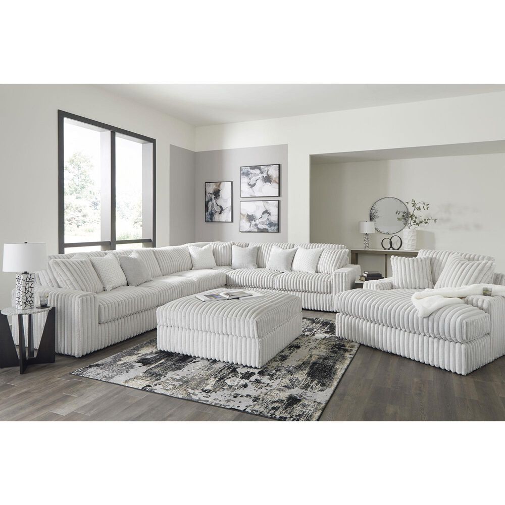 Ashley Stupendous Oversized Accent Ottoman in Alloy, , large