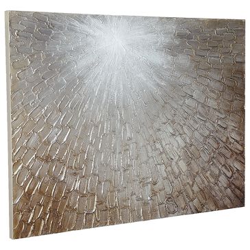 Signature Design by Ashley Elaina 35" x 47" Wall Art in Gray, White and Brown, , large