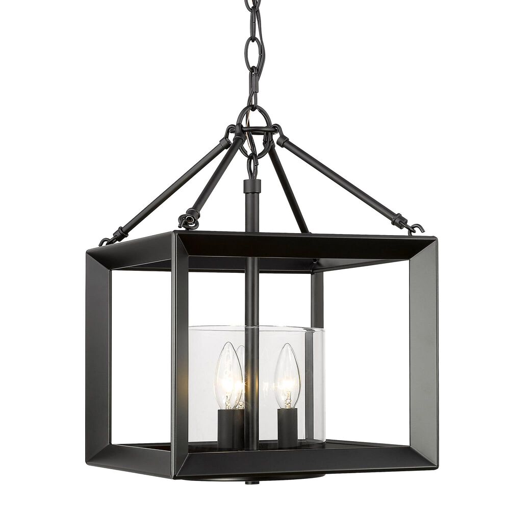 Golden Lighting Smyth Mini Chandelier in Matte Black, , large