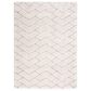 Nourison Dreamy Shag 7"10" x 9"10" Ivory and Grey Area Rug, , large