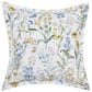 J. Queen New York Tallulah 26" Square Euro Pillow Sham in Blue, , large