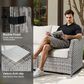 HOMLUX 12-Piece Patio Conversation Set in Coarse Beige, , large