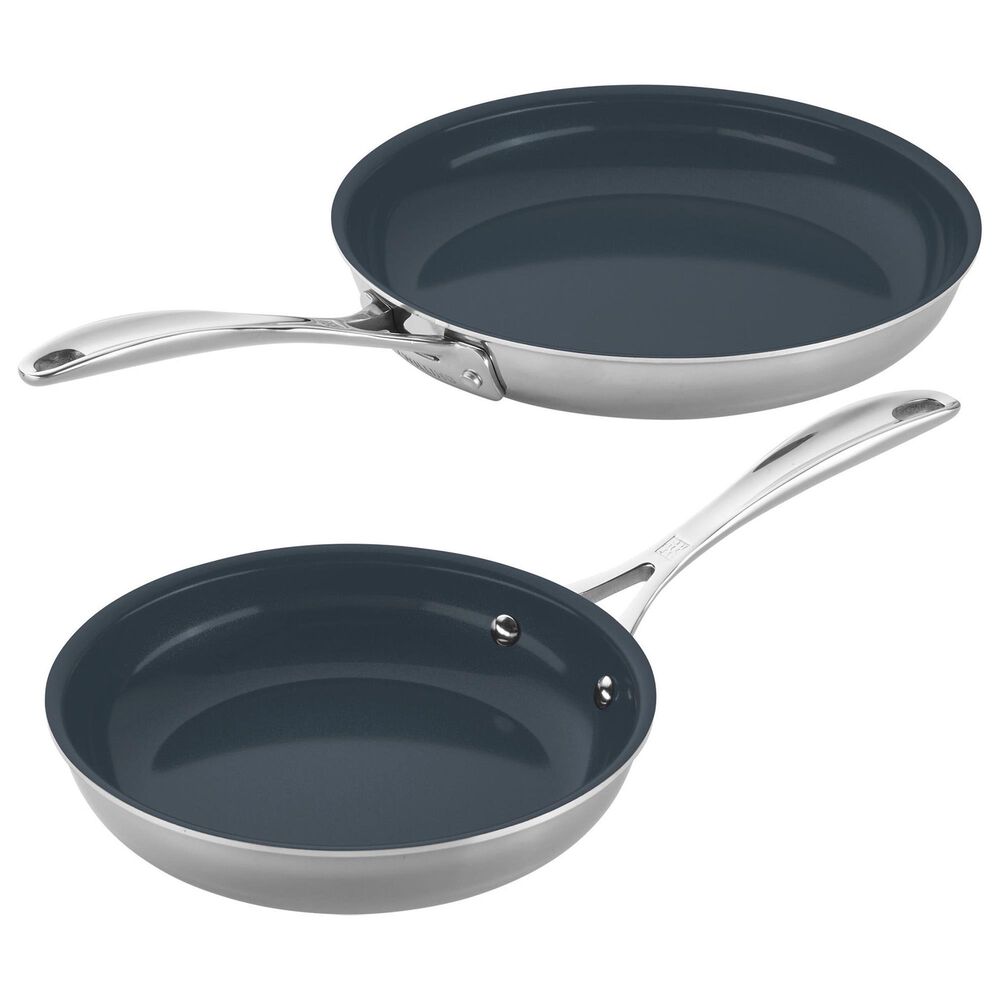 Zwilling Clad CFX 2-Piece Frying Pan Set in Stainless Steel, , large