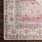 Loloi II Skye SKY-02 9" x 12" Ivory and Berry Area Rug, , large