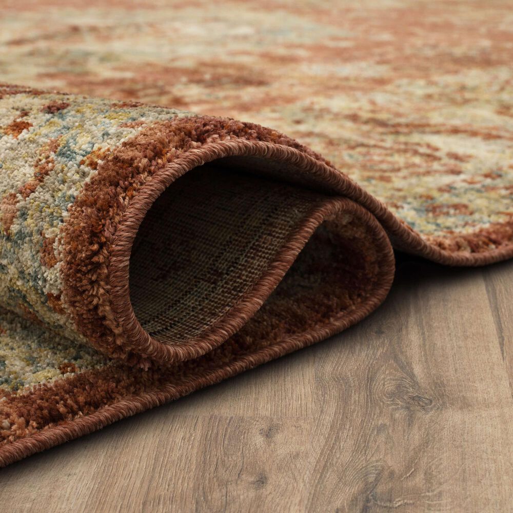 Karastan Marash Palu 10&#39; x 14&#39; Rust Area Rug, , large