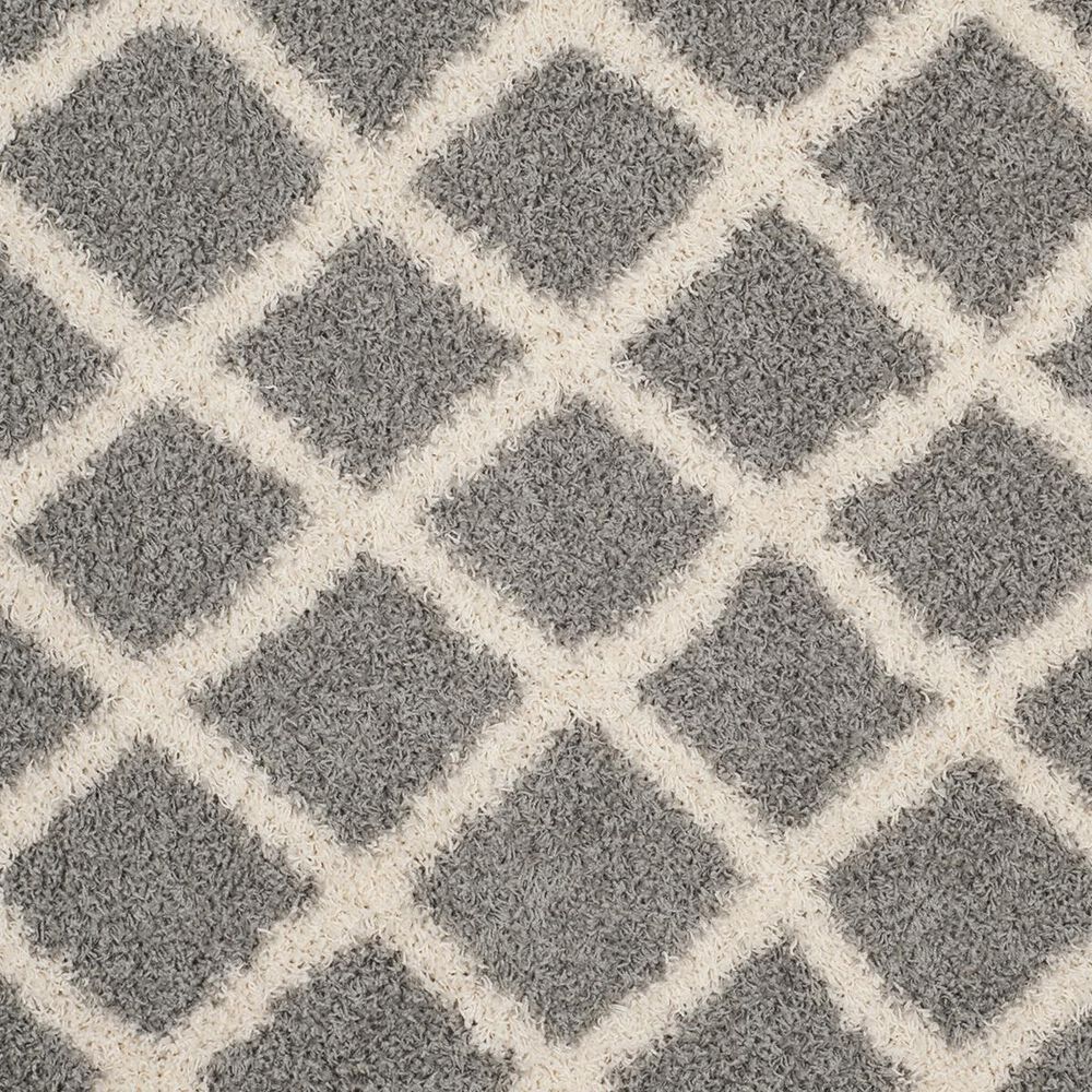 Safavieh Dallas Shag SGD258G-10 10&#39; x 14&#39; Grey/Ivory Area Rug, , large