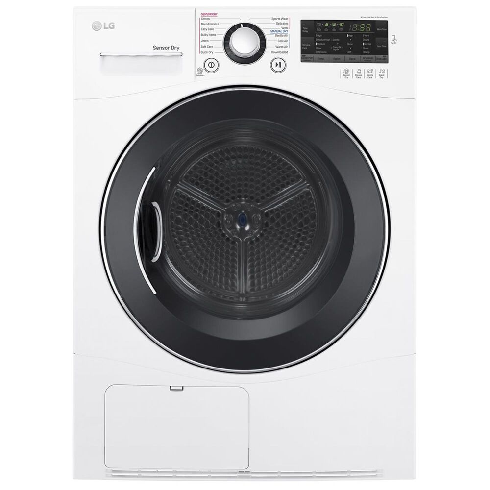 LG 4.2 Cu. Ft. Compact Electric Dryer in White, , large