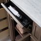 James Martin Vanities Bristol 60" Double Bathroom Vanity in Whitewashed Walnut with 3 cm Arctic Fall Solid Surface Top and Rectangle Sinks, , large