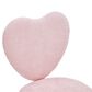 Impressions Vanity Heart Linen Swivel Vanity Chair with Pink Cushion in Matte Silver, , large