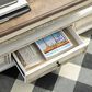 Ashley Realyn Lift Top Cocktail Table in White and Brown, , large
