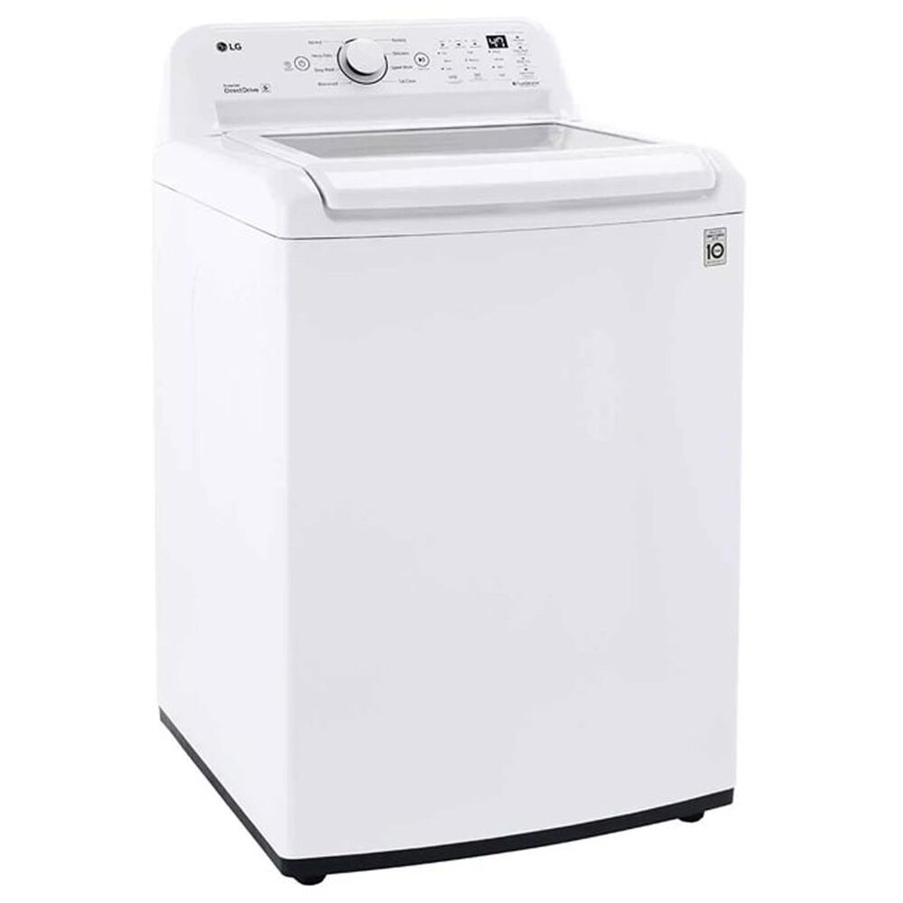 LG 4.5 Cu. Ft. Top Load Washer and 7.3 Cu. Ft. Gas Dryer Laundry Pair in White, , large