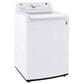 LG 4.5 Cu. Ft. Top Load Washer and 7.3 Cu. Ft. Gas Dryer Laundry Pair in White, , large