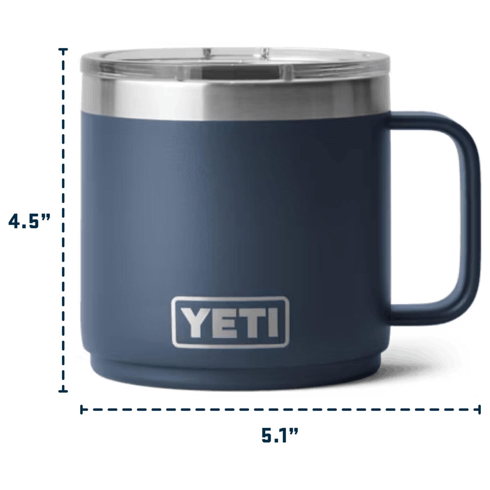 YETI Rambler 14 Oz CL Mug 2.0 with MagSlider Lid in White