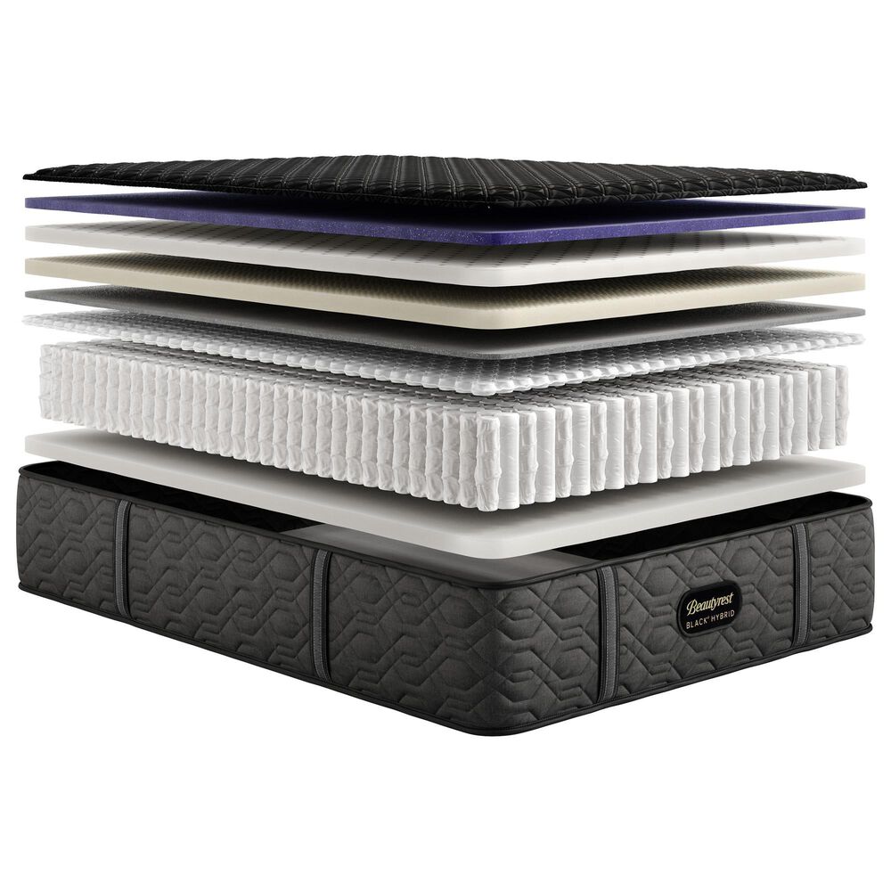 Beautyrest Black Hybrid Series Three Plush Twin XL Mattress, , large