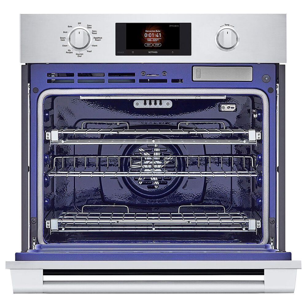 Signature Kitchen Suite 30&quot; Single Wall Oven with Steam-Combination in Stainless Steel, , large