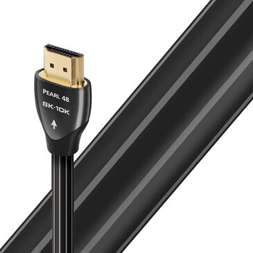 AudioQuest 9" Pearl 48G HDMI Cable in Black and White, , large