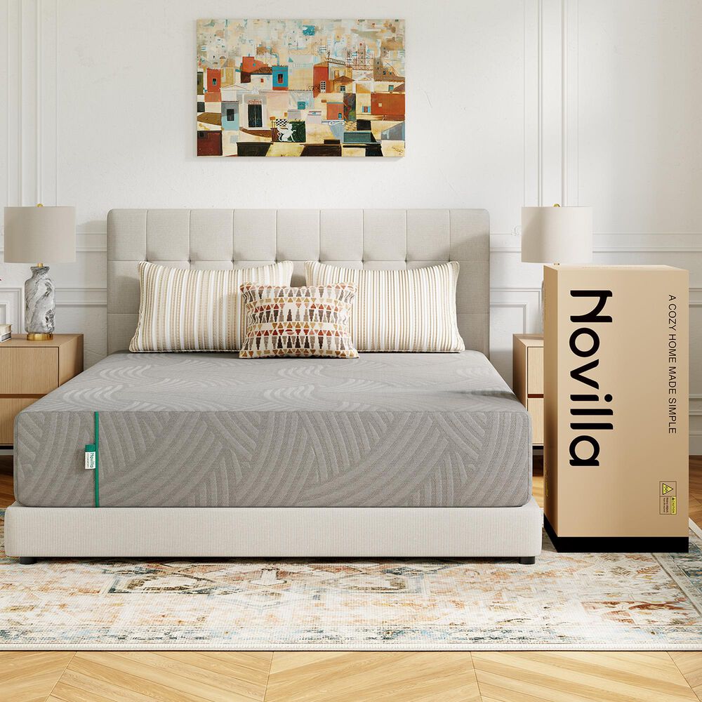 Novilla Atease 14" Medium King Mattress in a Box, , large