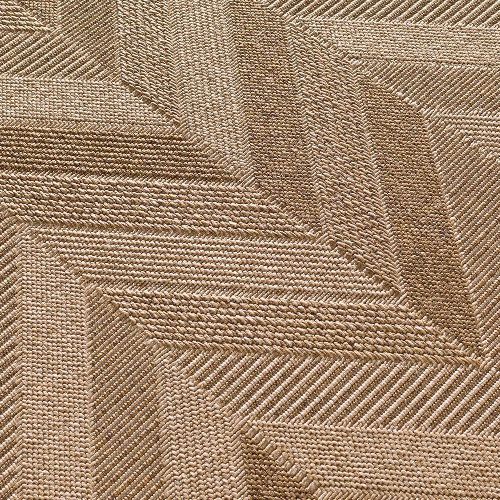 Central Oriental Santorini Parapatch 5&#39;3&quot; x 7&#39;7&quot; Tan Area Rug, , large