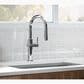 Kohler Crue Pull Down Kitchen Sink Faucet in Polished Chrome, , large