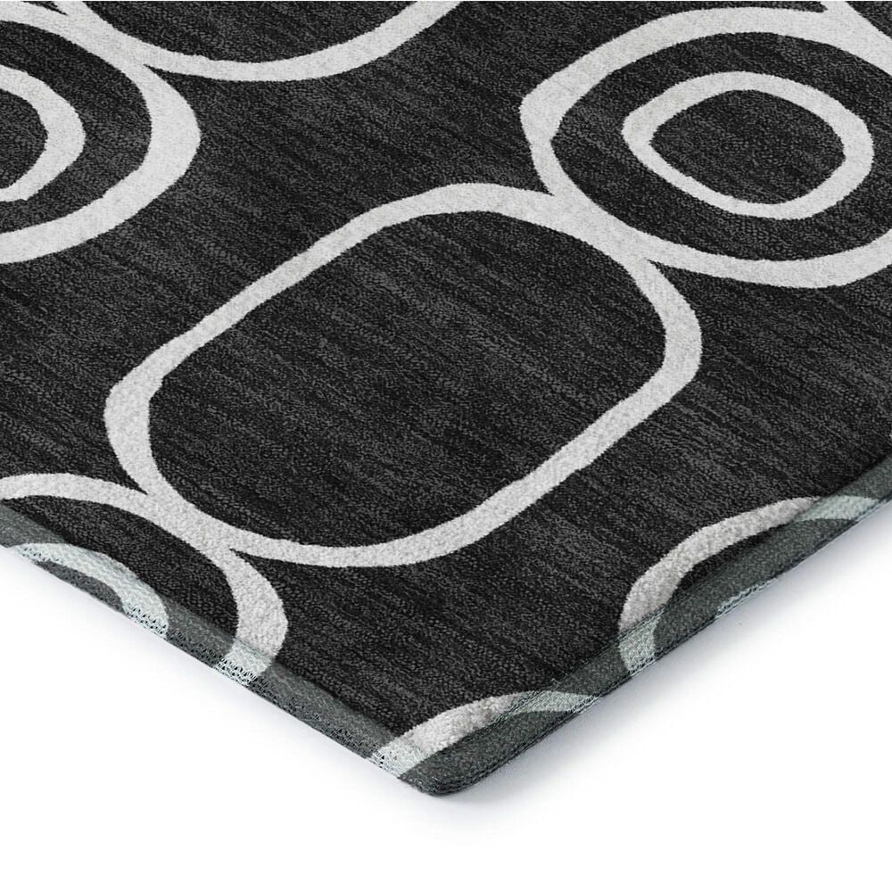 Dalyn Rug Company The Reserve TR6 Black 5" x 7"6" Indoor/Outdoor Area Rug, , large