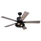 Vaxcel Elkhart 52" LED Ceiling Fan in Black, , large