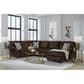 ASHLEY Kimlee 3-Piece Stationary Right Arm Facing Sectional with Chaise in Chocolate, , large