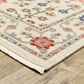 Oriental Weavers Lucca Floral Dance 6"7" x 9"6" Ivory Area Rug, , large