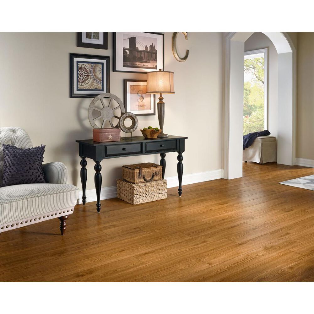 Armstrong Rigidcore Countryside Oak Gunstock 6" x 48" Luxury Vinyl Tile, , large
