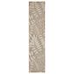 Nourison Aloha Tropical 2"3" x 10" Natural Indoor/Outdoor Runner, , large