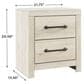 Ashley Cambeck 4-Piece Queen Bedroom Set in Whitewash, , large
