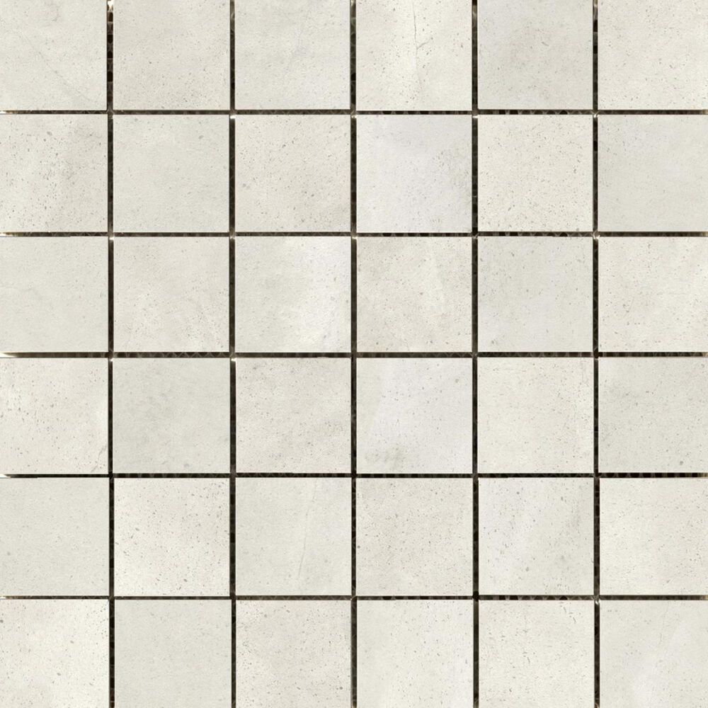 Emser Quest Silver 12" x 12" Porcelain Mosaic Sheet, , large
