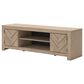 Ashley Cayboni 71" Large TV Stand with Fireplace Option in Tan, , large
