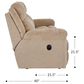 La-Z-Boy Joel Manual Reclining Sofa in Oyster, , large
