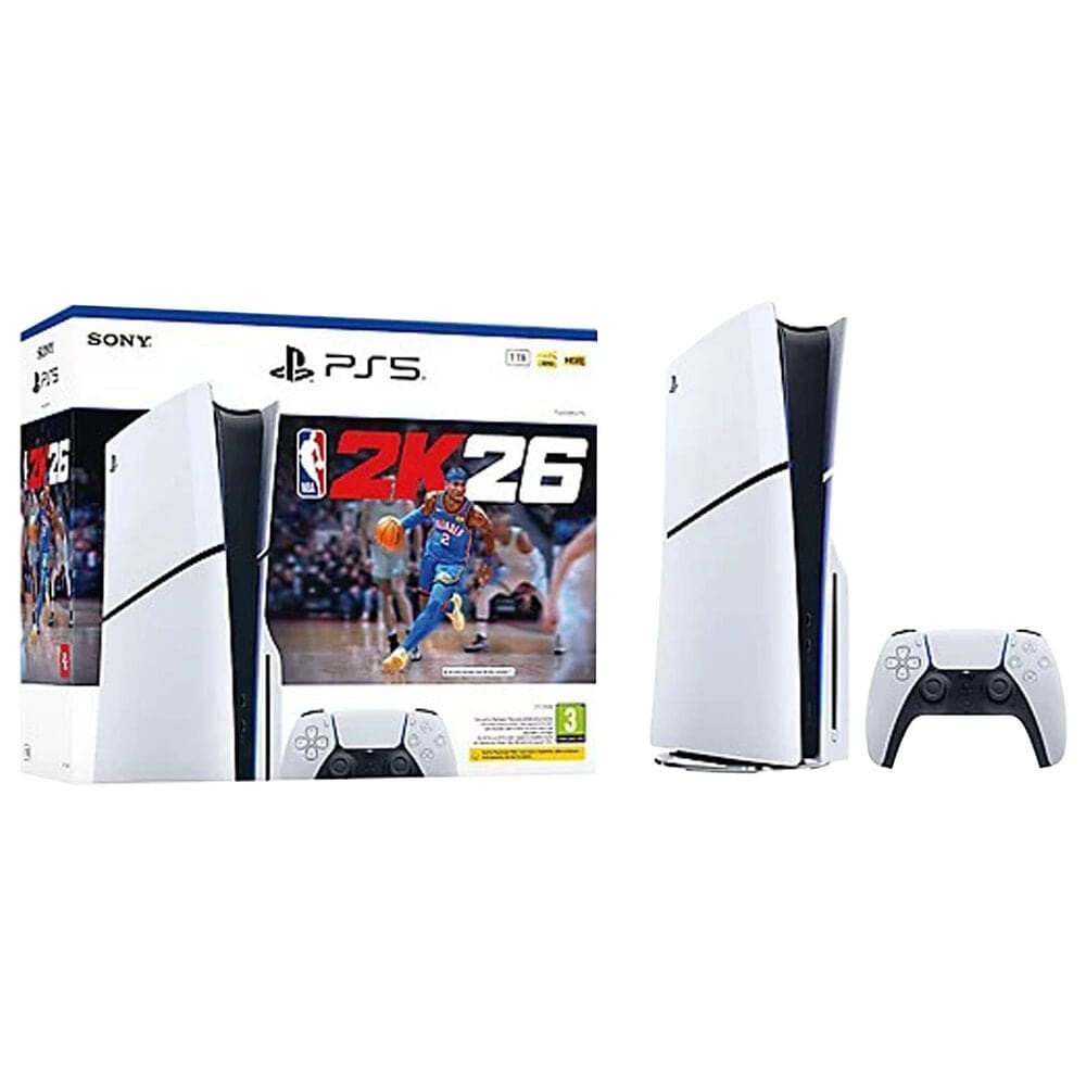 Sony PlayStation 5 Console - NBA 2K26 Bundle in White, , large